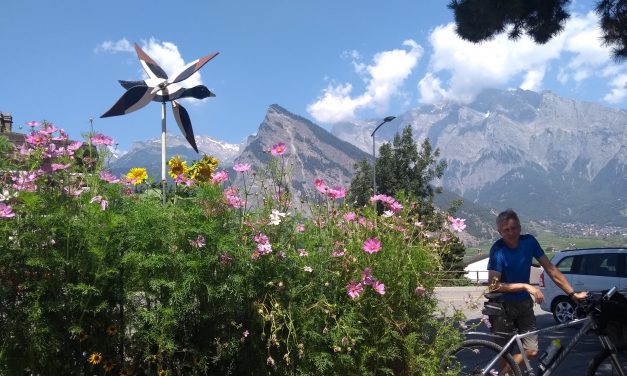 Testing our bikes out near Sion