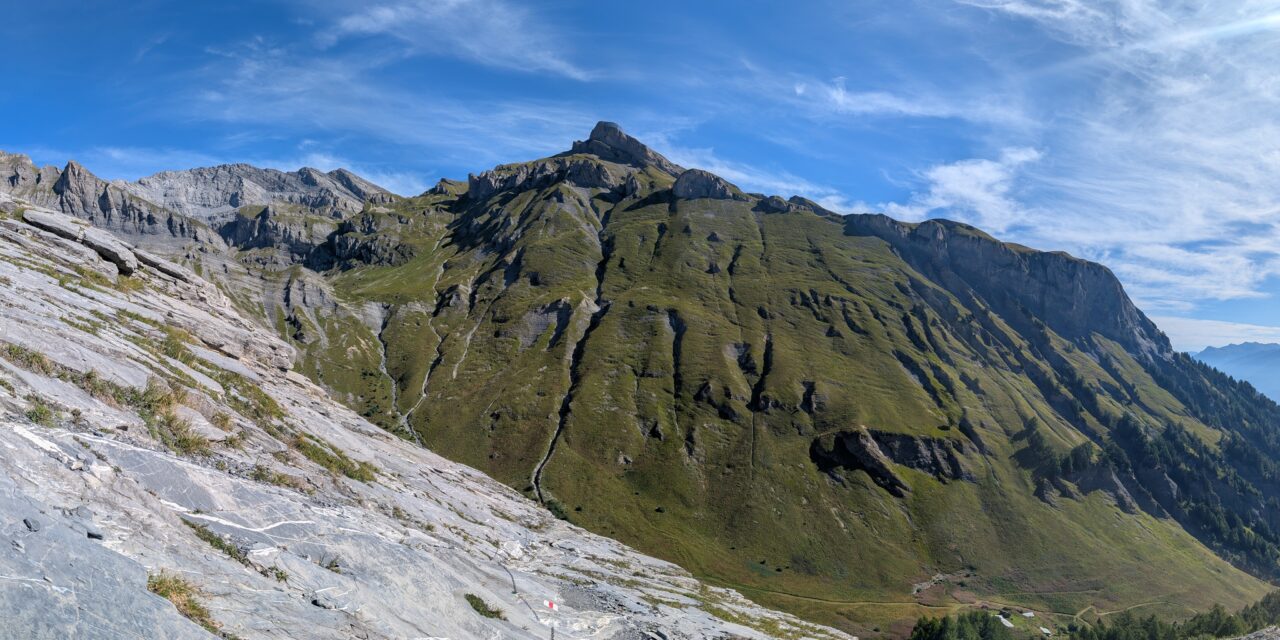 Rambert Hut from Ovronnaz