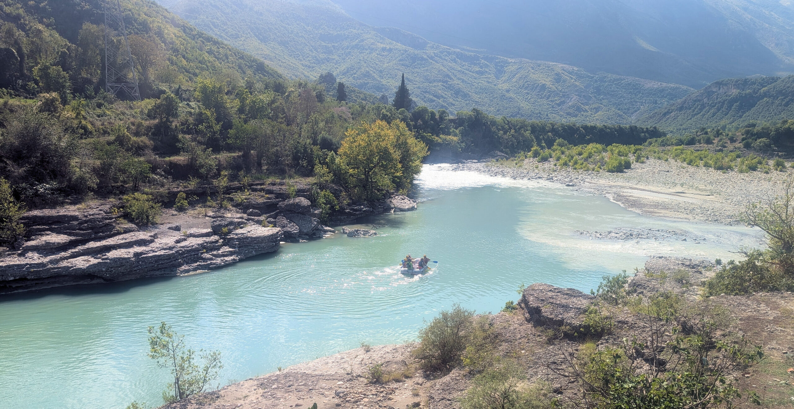 rafting at Petran